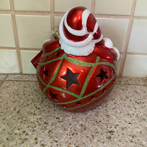 NIB SANTA Luminary With Flameless Candle - Picture 3 of 4
